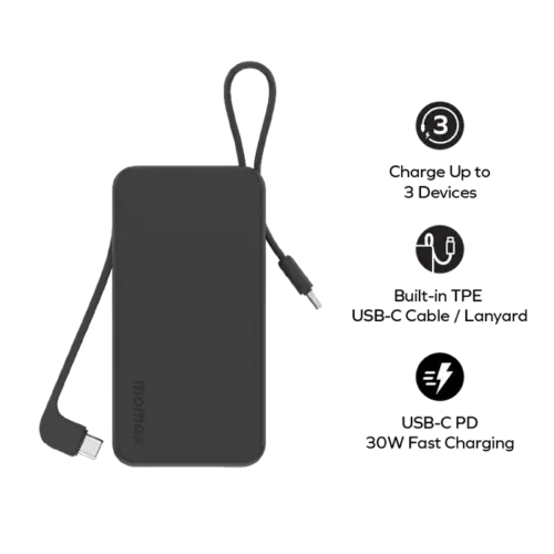 Pin dự phòng MOMAX IP138 Power Vital+ 10000mAh kèm 2 cáp USB-C tích hợp - Hình ảnh 8