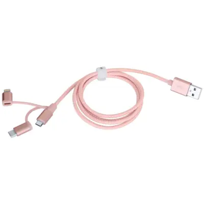 Cáp sạc bện nylon MOMAX DX1 3 trong 1 OneLink USB-A sang Micro USB & Lightning & USB-C dài 1m - Giải phóng bạn khỏi mớ dây cáp lộn xộn chỉ với một sợi cáp duy nhất! <strong>Cáp sạc bện nylon MOMAX DX1 3 trong 1 OneLink USB-A sang Micro USB & Lightning & USB-C dài 1m</strong> là người bạn đồng hành hoàn hảo cho mọi thiết bị của bạn. Tích hợp các đầu cắm Micro USB, Lightning (chuẩn MFI) và USB-C, cáp <strong>MOMAX DX1</strong> này cho phép sạc nhanh (và truyền dữ liệu cơ bản) cho hầu hết điện thoại, máy tính bảng phổ biến trên thị trường. Chất liệu nylon bện cao cấp đảm bảo độ bền và vẻ ngoài sang trọng. Tiện lợi, đa năng và đáng tin cậy. Đơn giản hóa cuộc sống số của bạn với <strong>MOMAX DX1</strong> ngay hôm nay!