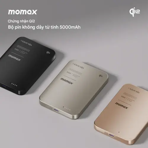 Pin dự phòng không dây từ tính MOMAX IP129Q2 Power Q.Pass Qi2 5000mAh - Hình ảnh 10