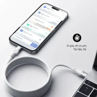 Cáp từ tính MOMAX DC35 Mag.Link USB-C sang USB-C 100W 1m - Trải nghiệm sạc thế hệ mới đầy tiện lợi với <strong>Cáp từ tính MOMAX DC35 Mag.Link USB-C sang USB-C 100W 1m</strong>. Công nghệ từ tính Mag.Link độc đáo cho phép kết nối và ngắt kết nối nhanh chóng, bảo vệ cổng sạc thiết bị khỏi hư hại. Hỗ trợ công suất sạc siêu nhanh lên đến 100W, lý tưởng để nạp năng lượng cho laptop, máy tính bảng và điện thoại một cách hiệu quả. Sợi cáp USB-C sang USB-C dài 1m bền bỉ và tiện dụng. An toàn, hiệu quả và cực kỳ phong cách, <strong>MOMAX DC35</strong> là phụ kiện không thể thiếu cho cuộc sống hiện đại. Nâng cấp trải nghiệm sạc của bạn với <strong>MOMAX DC35</strong> ngay hôm nay!