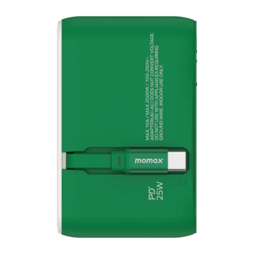 Bộ sạc du lịch MOMAX UA20UK 3 cổng 1-World+ Cáp USB-C tích hợp 25W - Hình ảnh 29