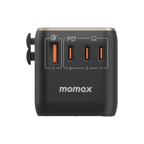 Bộ sạc du lịch MOMAX UA15UKGSD GaN 4 cổng 1-World Universal 120W + Cáp USB-C - Hình ảnh 5