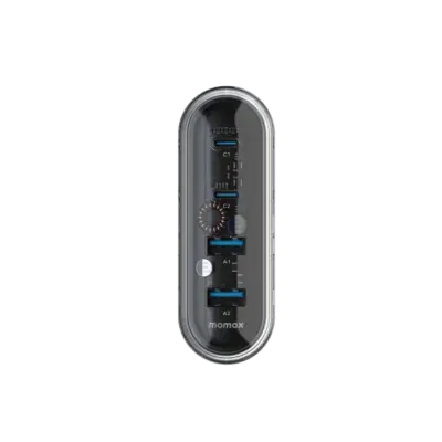 Bộ sạc MOMAX UM53W GaN 4 cổng Charge Flow 80W - Sạc nhanh mọi thiết bị của bạn với <strong>Bộ sạc MOMAX UM53W GaN 4 cổng Charge Flow 80W</strong>, một trạm sạc nhỏ gọn đầy sức mạnh. Công nghệ GaN tiên tiến giúp bộ sạc <strong>MOMAX UM53W</strong> cực kỳ nhỏ gọn dù mang tổng công suất lên tới 80W. Với 4 cổng sạc đa năng (thường USB-C PD & USB-A QC), bạn có thể nạp năng lượng đồng thời cho laptop mỏng nhẹ, điện thoại, máy tính bảng và nhiều phụ kiện khác. An toàn, hiệu quả và tối ưu hóa không gian. <strong>MOMAX UM53W</strong> là giải pháp năng lượng hoàn hảo cho gia đình, văn phòng hoặc du lịch.