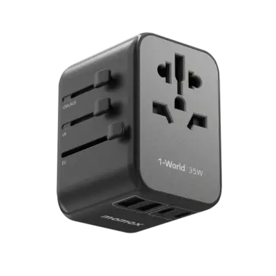 Bộ sạc du lịch MOMAX UA9UK 5 cổng 1-World 35W