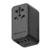 Bộ sạc du lịch đa năng MOMAX UA16 GaN 4 cổng 1-World Universal 140W + Cáp USB-C tương thích hơn 200 quốc gia