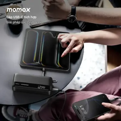 Pin dự phòng MOMAX IP151D Power Ultra+ 70W 20000mAh - Đừng để giới hạn năng lượng cản bước bạn! <strong>Pin dự phòng MOMAX IP151D Power Ultra+ 70W 20000mAh</strong> mang đến nguồn năng lượng khổng lồ 20000mAh và sức mạnh sạc nhanh lên tới 70W. Dễ dàng sạc đồng thời laptop, máy tính bảng, điện thoại... mọi lúc mọi nơi. Thiết kế gọn gàng, bền bỉ, là trạm sạc di động lý tưởng cho công việc và du lịch. <strong>MOMAX IP151D Power Ultra+</strong> giải phóng bạn khỏi ổ cắm, cho phép bạn làm việc và giải trí không giới hạn. Sở hữu ngay để trải nghiệm sự tự do năng lượng đỉnh cao!