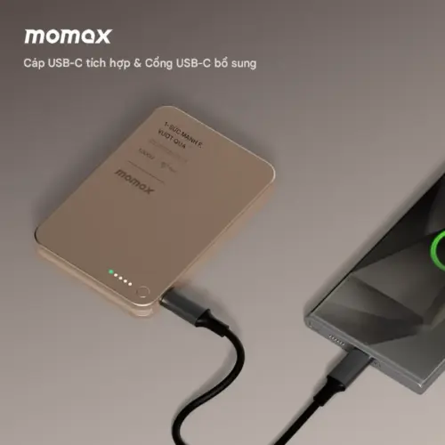 Pin dự phòng MOMAX IP158 1-Power F.Pass⁺ Bộ pin từ tính 10000mAh có cáp tích hợp - Hình ảnh 11