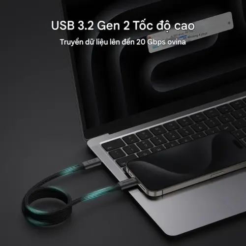 Cáp tư tính MOMAX DC51D Mag.Link USB-C sang USB-C 100W USB 3.2 Gen 2x2 1M - Hình ảnh 5