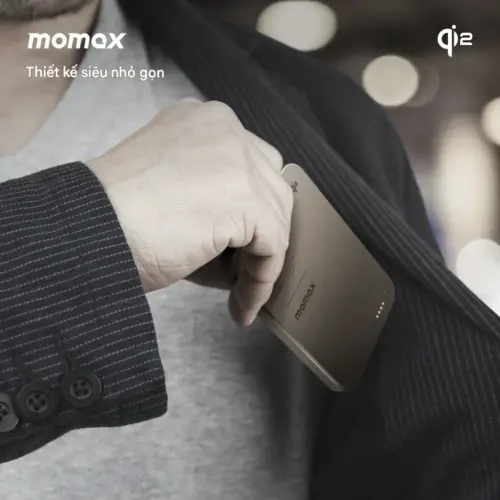 Pin dự phòng không dây từ tính MOMAX IP129Q2 Power Q.Pass Qi2 5000mAh - Hình ảnh 5