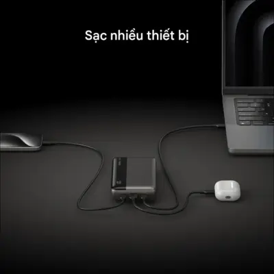 Pin dự phòng MOMAX IP150D Power Ultra 145W 25000mAh - Sẵn sàng chinh phục mọi thử thách năng lượng với <strong>Pin dự phòng MOMAX IP150D Power Ultra 145W 25000mAh</strong>, một "trạm năng lượng" di động đích thực. Sở hữu dung lượng khổng lồ 25000mAh và tổng công suất đầu ra lên tới 145W, pin dễ dàng sạc nhanh đồng thời laptop, tablet, smartphone và nhiều thiết bị khác. Thiết kế hiện đại, bền bỉ, là người bạn đồng hành lý tưởng cho công việc, du lịch hay dã ngoại. <strong>MOMAX IP150D Power Ultra 145W 25000mAh</strong> mang đến sự tự do năng lượng tối đa. Chinh phục mọi giới hạn với sức mạnh của <strong>MOMAX IP150D Power Ultra 145W 25000mAh</strong>!