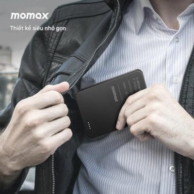 Pin dự phòng MOMAX IP158 1-Power F.Pass⁺ Bộ pin từ tính 10000mAh có cáp tích hợp - Giải phóng bạn khỏi nỗi lo hết pin và sự phụ thuộc vào dây cáp rườm rà với <strong>Pin dự phòng MOMAX IP158 1-Power F.Pass⁺ Bộ pin từ tính 10000mAh có cáp tích hợp</strong>. Dung lượng 10000mAh mang đến nguồn năng lượng dồi dào, đủ sức sạc đầy nhiều lần cho điện thoại, đặc biệt là iPhone với khả năng hít từ tính MagSafe tiện lợi. Điểm đột phá là cáp USB-C (thường là USB-C) được tích hợp sẵn – giải pháp "tất cả trong một" cực kỳ tiện lợi, không lo quên cáp. Hỗ trợ sạc nhanh đa dạng, thiết kế gọn nhẹ, <strong>MOMAX IP158</strong> là người bạn đồng hành năng lượng hoàn hảo. Tận hưởng sự tiện lợi '1-Power' với <strong>MOMAX IP158</strong>!