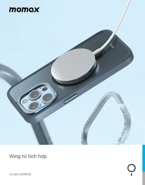 Ốp lưng bảo vệ từ tính MOMAX CPAP22 Hybrid Case dành cho iPhone 14 Series - Hình ảnh 5