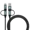 Cáp sạc bện nylon MOMAX DC12D OneLink 4 trong 1 USB-A & USB-C sang Micro USB & USB-C 60W 1,2m