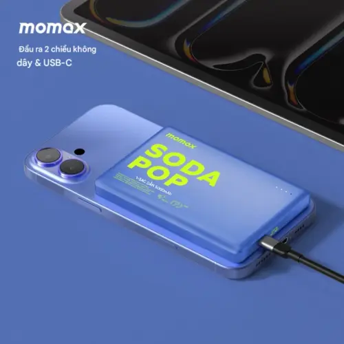 Pin dự phòng không dây từ tính MOMAX IP135 Power Pass 5000mAh - Hình ảnh 7