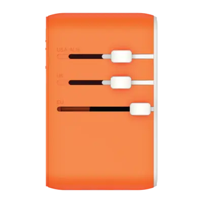 Bộ sạc du lịch MOMAX UA20UK 3 cổng 1-World+ Cáp USB-C tích hợp 25W - Giải phóng bạn khỏi mọi lo lắng về sạc khi du lịch quốc tế với <strong>Bộ sạc du lịch đa năng MOMAX UA20UK GaN 3 cổng 1-World+ có cáp USB-C tích hợp 25W tương thích hơn 200 quốc gia</strong>. Tương thích hơn 200 quốc gia với các chân cắm tích hợp thông minh, bộ sạc <strong>MOMAX UA20UK</strong> mang đến tổng công suất sạc 25W đáng tin cậy nhờ công nghệ GaN. Với 3 cổng sạc (2 USB-C & 1 USB-A) và đặc biệt là cáp USB-C tích hợp sẵn, bạn có thể nạp năng lượng cho nhiều thiết bị cùng lúc mà không cần mang theo dây rời. Nhỏ gọn, an toàn và cực kỳ đa năng. <strong>MOMAX UA20UK</strong> là giải pháp năng lượng "tất cả trong một", đáng tin cậy cho mọi chuyến đi.