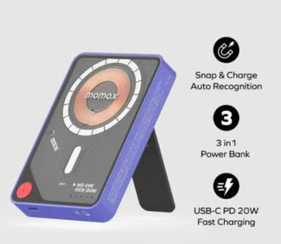 Pin dự phòng không dây từ tính MOMAX IP132GDU Power X Pro+ 10000mAh- Phiên bản giới hạn, có cáp USB-C tích hợp - Nâng tầm trải nghiệm sạc di động với <strong>MOMAX IP132GDU Power X Pro+ 10000mAh- Phiên bản giới hạn</strong> – sự kết hợp hoàn hảo giữa hiệu năng mạnh mẽ và phong cách độc đáo. Với dung lượng 10000mAh, pin cung cấp năng lượng dồi dào cho nhiều thiết bị. Công nghệ sạc không dây từ tính "hít" chặt vào iPhone (MagSafe) mang lại sự tiện lợi tối đa. Điểm đột phá là cáp USB-C tích hợp sẵn, giải quyết mọi lo ngại về việc quên cáp. <strong>MOMAX IP132GDU Power X Pro+ 10000mAh- Phiên bản giới hạn</strong> không chỉ sạc hiệu quả mà còn là phụ kiện thể hiện đẳng cấp. Đừng bỏ lỡ phiên bản đặc biệt này!