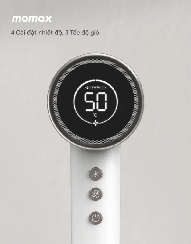 Máy sáy tóc MOMAX HL10UK ION siêu tốc Ultra Hair - Trải nghiệm sấy tóc chuyên nghiệp và chăm sóc tóc vượt trội với <strong>Máy sấy tóc MOMAX HL10UK</strong> ION siêu tốc Ultra Hair. Công nghệ sấy siêu tốc làm khô tóc cực nhanh, tiết kiệm thời gian đáng kể. <strong>MOMAX HL10UK</strong> tích hợp công nghệ ION âm giúp giảm tĩnh điện, tóc mềm mượt và bóng khỏe hơn. Thiết kế nhỏ gọn, nhẹ, cầm nắm thoải mái. Điều khiển dễ dàng với nhiều chế độ nhiệt và tốc độ gió. An toàn, hiệu quả và chăm sóc tóc tối ưu. Với <strong>Máy sấy tóc MOMAX HL10UK</strong>, bạn sẽ có mái tóc đẹp chuẩn salon ngay tại nhà mỗi ngày.