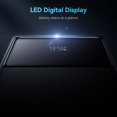 Sạc dự phòng hiệu Baseus Star-Lord Digital Display Fast Charge 10000mAh 22.5W - Đừng để điện thoại hết pin làm gián đoạn cuộc sống của bạn! Pin sạc dự phòng <strong>Baseus Star-Lord Digital Display Fast Charge 10000mAh 22.5W</strong> chính là vị cứu tinh năng lượng mà bạn cần. Với công suất sạc nhanh lên đến 22.5W, sản phẩm hỗ trợ đa giao thức từ Huawei SCP, QC 3.0 đến PD 20W, giúp sạc đầy 60% pin cho iPhone chỉ trong 30 phút. Dung lượng 10000mAh nhỏ gọn, lý tưởng để mang theo hàng ngày, cung cấp khoảng 2 lần sạc cho hầu hết các dòng smartphone. Màn hình LED kỹ thuật số hiển thị chính xác % pin còn lại, giúp bạn luôn chủ động. Sạc đồng thời 3 thiết bị với 3 cổng ra tiện lợi. <strong>Baseus Star-Lord Digital Display Fast Charge 10000mAh 22.5W</strong> là người bạn đồng hành năng lượng không thể thiếu.