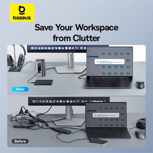 Thiết bị mở rộng hiệu Baseus Spacemate Series 11-in-1 (WIN) - Hình ảnh 11