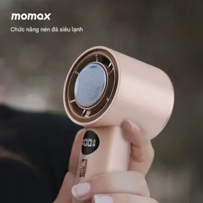 Quạt cầm tay tốc độc cao MOMAX IF18L2 1°Go có tấm làm mát bằng đá - Đánh bay cái nóng mùa hè với <strong>Quạt cầm tay tốc độ cao MOMAX IF18L2 1°Go</strong>. Đây không chỉ là chiếc quạt thông thường mà còn tích hợp tấm làm mát bằng đá độc đáo, mang đến luồng gió mát lạnh tức thì, giúp bạn sảng khoái nhanh chóng ngay cả trong những ngày oi ả nhất. Với tốc độ gió mạnh mẽ, thiết kế cầm tay tiện lợi và pin dung lượng lớn, <strong>MOMAX IF18L2 1°Go</strong> dễ dàng đồng hành cùng bạn mọi lúc, mọi nơi. Dù đi bộ, làm việc hay du lịch, <strong>MOMAX IF18L2 1°Go</strong> luôn sẵn sàng mang đến làn gió mát lạnh. Sở hữu ngay <strong>Quạt cầm tay tốc độ cao MOMAX IF18L2 1°Go</strong> để tận hưởng cảm giác mát lạnh ngay trong tầm tay bạn.