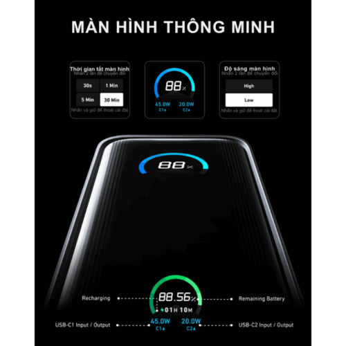Pin Sạc Dự Phòng Anker A1339 - Pin Sạc Dự Phòng Anker Prime Fusion 9600mAh 65W A1339 - Hình ảnh 6