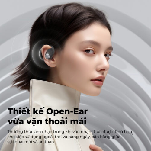 Tai nghe Bluetooth thể thao SoundPEATS Gofree 2, Open-Ear, Driver 16.2mm, Pin 35H, IPX5, Bluetooth 5.3, ENC, Game Mode - Hình ảnh 5