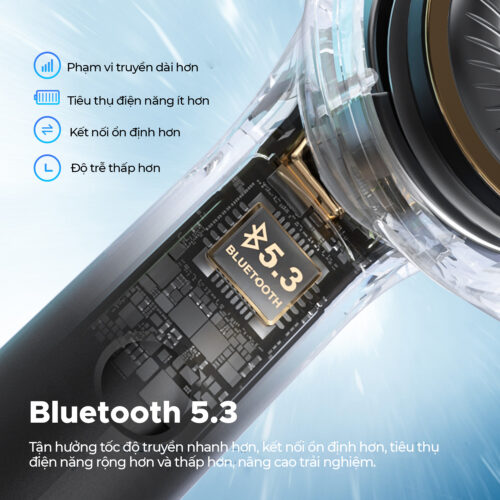 Tai nghe Bluetooth SoundPEATS Air4 Lite, Semi-in-ear, Driver 13mm, Pin 30H, IPX4, Bluetooth 5.3, LDAC, 6 Mic ENC - Hình ảnh 5