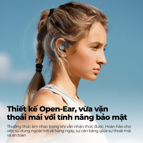 Tai nghe Bluetooth thể thao SoundPEATS Gofree 2+ (Plus), Open-Ear, Driver 16.2mm, LDAC, Pin 39H, IPX5, Bluetooth 5.3, ENC - Hình ảnh 6