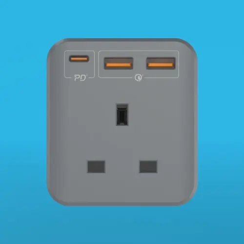 Ổ cắm mở rộng MOMAX US8UK OnePlug 3 Oulet 20W - Hình ảnh 2
