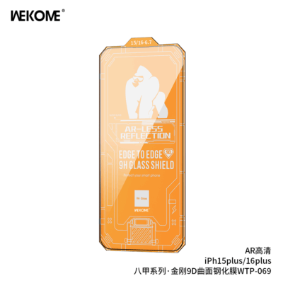 Kính Cường Lực WEKOME WTP-069 Kingkong, Phủ AR Chống Lóa, Lọc Ánh Sáng, Full Màn Hình - <p dir="ltr" data-pm-slice="1 1 []">Kính cường lực WEKOME <strong>WTP-069</strong> Kingkong, siêu mỏng 0.4mm, full màn hình, phủ AR chống lóa, lọc ánh sáng xanh, chống vân tay, dầu, nước. Độ cứng 9H, bảo vệ màn hình khỏi va đập, trầy xước. Khung tự dán, dán dễ, cảm ứng mượt. Lý tưởng cho iPhone, hiển thị sắc nét, thẩm mỹ cao.</p>