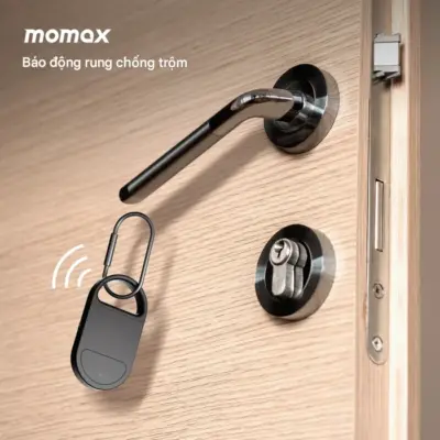 Báo động chống trộm cá nhân MOMAX BR17 PinBuzz có thể sạc lại với Find My Locator - Bảo vệ an toàn cho bản thân và đồ vật quý giá với <strong>Báo động chống trộm cá nhân MOMAX BR17</strong> PinBuzz. Thiết bị đa năng này tích hợp chuông báo động cực lớn (thường 120dB+) để thu hút sự chú ý trong tình huống khẩn cấp, đồng thời có tính năng Find My Locator (tương thích Apple Find My) giúp bạn định vị lại đồ vật bị thất lạc. <strong>MOMAX BR17</strong> có thể sạc lại tiện lợi, loại bỏ phiền phức thay pin. Thiết kế nhỏ gọn, dễ dàng gắn vào túi xách, chìa khóa. Với <strong>MOMAX BR17</strong>, bạn sẽ có thêm một lớp bảo vệ chủ động và khả năng tìm kiếm thông minh, mang lại sự an tâm tuyệt đối trong mọi hoạt động hàng ngày.
