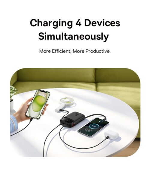 Sạc dự phòng hiệu Baseus QPow 2 Digital Display Fast-Charging 10000mAh 30W - Hình ảnh 3