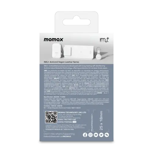 Ví đựng thẻ từ MOMAX SR29W bằng da thuần chay có chân đế - Hình ảnh 2