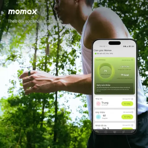 Nhẫn thông minh MOMAX SG1S theo dõi sức khoẻ đa chức năng  1-Sense Active - Hình ảnh 4