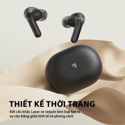 Tai nghe Bluetooth SoundPEATS Life Lite, In-ear, Driver 10mm, Pin 23H, IPX4, Bluetooth 5.3, Game Mode 50ms, ENC Mic - Tai nghe <strong>SoundPEATS Life</strong> thiết kế in-ear, driver 10mm, âm thanh sống động với codec AAC/SBC. Pin 6.5H (tai nghe), 23H (hộp sạc), sạc USB-C. IPX4 chống nước, micro ENC kép, Bluetooth 5.3, độ trễ 50ms (Game Mode). Điều khiển cảm ứng. Bảo hành 12 tháng, lý tưởng cho nghe nhạc, chơi game, đàm thoại.