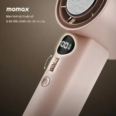 Quạt cầm tay tốc độc cao MOMAX IF18L2 1°Go có tấm làm mát bằng đá - Đánh bay cái nóng mùa hè với <strong>Quạt cầm tay tốc độ cao MOMAX IF18L2 1°Go</strong>. Đây không chỉ là chiếc quạt thông thường mà còn tích hợp tấm làm mát bằng đá độc đáo, mang đến luồng gió mát lạnh tức thì, giúp bạn sảng khoái nhanh chóng ngay cả trong những ngày oi ả nhất. Với tốc độ gió mạnh mẽ, thiết kế cầm tay tiện lợi và pin dung lượng lớn, <strong>MOMAX IF18L2 1°Go</strong> dễ dàng đồng hành cùng bạn mọi lúc, mọi nơi. Dù đi bộ, làm việc hay du lịch, <strong>MOMAX IF18L2 1°Go</strong> luôn sẵn sàng mang đến làn gió mát lạnh. Sở hữu ngay <strong>Quạt cầm tay tốc độ cao MOMAX IF18L2 1°Go</strong> để tận hưởng cảm giác mát lạnh ngay trong tầm tay bạn.