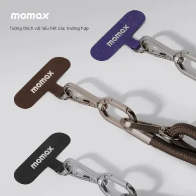 Dây đeo điện thoại đeo chéo MOMAX SR39 - Giữ điện thoại luôn trong tầm tay và an toàn với <strong>Dây đeo điện thoại đeo chéo MOMAX SR39</strong>. Giải pháp tiện lợi này cho phép bạn đeo điện thoại ngang người hoặc qua vai, giải phóng đôi tay và giảm nguy cơ đánh rơi hoặc bị cướp giật. <strong>MOMAX SR39</strong> được làm từ vật liệu bền chắc, có thể điều chỉnh độ dài phù hợp với mọi vóc dáng. Thiết kế thời trang, nhiều màu sắc lựa chọn. Dễ dàng lắp đặt với miếng đệm đi kèm (hoặc tương thích ốp lưng có lỗ móc dây), <strong>Dây đeo điện thoại MOMAX SR39</strong> là phụ kiện hoàn hảo cho mọi hoạt động, từ đi dạo, mua sắm đến du lịch, lễ hội. An tâm, tiện lợi và sành điệu với <strong>MOMAX SR39</strong>.