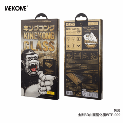 Kính Cường Lực KINGKONG WTP-009 3D Full Màn Hình, Chống Vân Tay, Siêu Cứng, không box