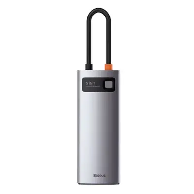Thiết bị mở rộng hiệu Baseus Metal Gleam Series 5-in-1 Multifunctional Type-C HUB Docking Station 30Hz Version