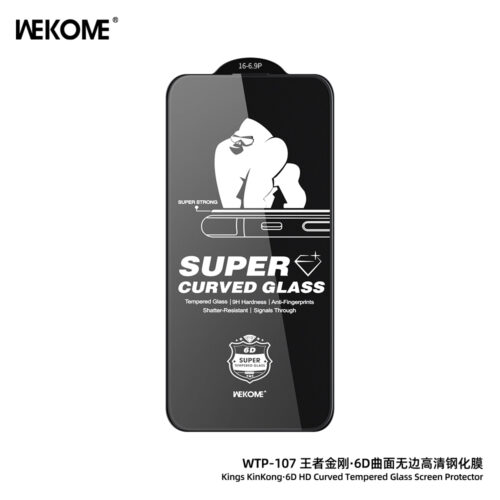 Kính Cường Lực KINGKONG WTP-107 Trong Suốt Không Viền Đen, Siêu Cứng, Chống Vân Tay - Hình ảnh 4