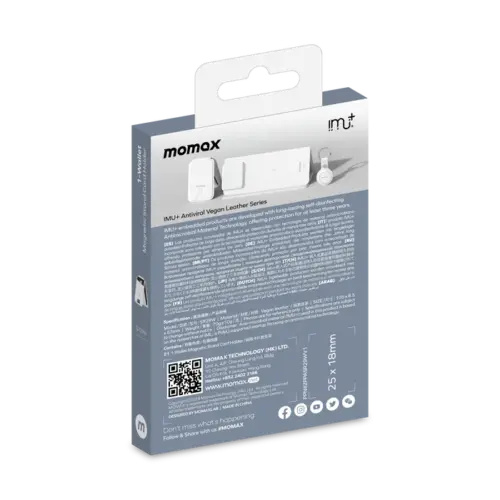 Ví đựng thẻ từ MOMAX SR29W bằng da thuần chay có chân đế - Hình ảnh 6