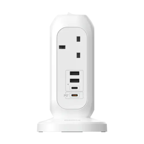 Ổ cắm điện 7 ổ cắm MOMAX US18UK OnePlug có cổng USB - Hình ảnh 4