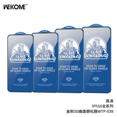 Kính Cường Lực WEKOME WTP-038 Kingkong, Full Màn Hình, Siêu Cứng, Chống Vân Tay - <p dir="ltr" data-pm-slice="1 1 []">Kính cường lực WEKOME <strong>WTP-038</strong> Kingkong, siêu mỏng 0.33mm, full màn hình, trong suốt HD, phủ nano chống vân tay, dầu, nước. Độ cứng 9H, bảo vệ màn hình khỏi va đập, trầy xước. Khung tự dán từ tính, dán dễ, không bọt khí, cảm ứng mượt. Lý tưởng cho iPhone, thẩm mỹ cao.</p>