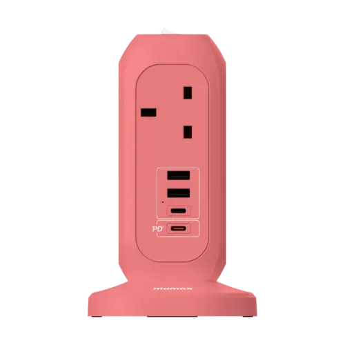 Ổ cắm điện 7 ổ cắm MOMAX US18UK OnePlug có cổng USB - Hình ảnh 2
