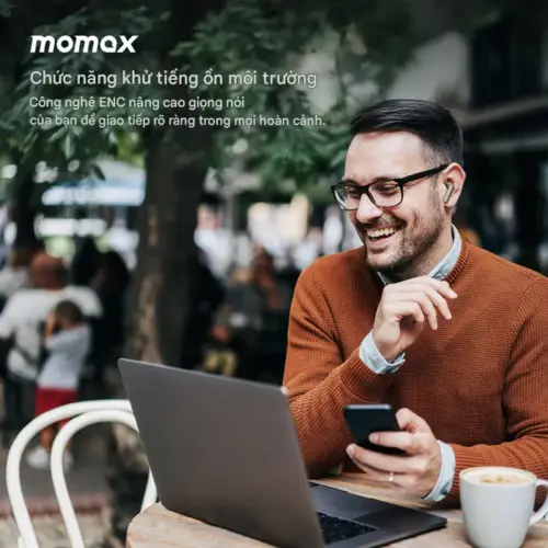 Tai nghe không dây MOMAX BT13 chống ồn 1-Vibe Lite True Wireless - Hình ảnh 5