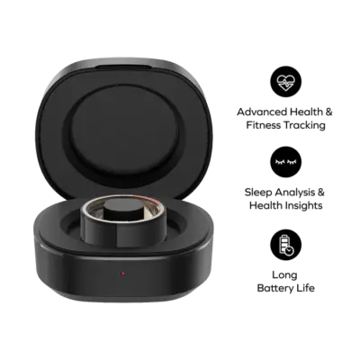 Nhẫn thông minh MOMAX SG1S theo dõi sức khoẻ đa chức năng 1-Sense Active - Theo dõi sức khỏe và hoạt động hàng ngày của bạn một cách thông minh và kín đáo với <strong>Nhẫn thông minh MOMAX SG1S</strong> 1-Sense Active. Thiết bị nhỏ gọn này đeo trên ngón tay, liên tục thu thập dữ liệu về nhịp tim, giấc ngủ, mức độ hoạt động, nhiệt độ da... <strong>MOMAX SG1S</strong> mang đến cái nhìn sâu sắc về tình trạng sức khỏe của bạn thông qua ứng dụng trên điện thoại. Thiết kế tinh tế, chống nước, pin bền bỉ. <strong>Nhẫn thông minh MOMAX SG1S</strong> là phụ kiện công nghệ đeo được hoàn hảo cho những ai muốn theo dõi sức khỏe một cách tiện lợi, không cồng kềnh như đồng hồ thông minh. Nâng cao chất lượng cuộc sống với <strong>MOMAX SG1S</strong>.
