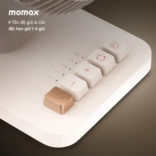 Quạt mini không dây để bàn MOMAX IF20L2 1°Pod siêu êm - Hình ảnh 5