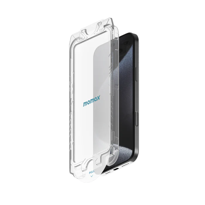 Kính cường lực MOMAX PZAP24DIV Glass Pro+ Privacy HD bảo vệ màn hình cho iPhone 16 Series - Bảo vệ màn hình iPhone 16 Series của bạn khỏi ánh nhìn tò mò và những va chạm không mong muốn với <strong>Kính cường lực MOMAX PZAP24DIV</strong> Glass Pro+ Privacy HD. Công nghệ Privacy giúp màn hình chỉ hiển thị rõ cho người nhìn trực diện, bảo vệ thông tin cá nhân ở nơi công cộng. Chất liệu Glass Pro+ siêu bền chống trầy xước và va đập hiệu quả. Độ trong suốt HD mang lại trải nghiệm hiển thị sắc nét cho riêng bạn. Dễ dàng lắp đặt, chống bám vân tay. Hãy trang bị <strong>Kính cường lực MOMAX PZAP24DIV</strong> để an tâm sử dụng iPhone 16 mọi lúc mọi nơi mà không lo bị xem trộm hay màn hình bị hư hại.
