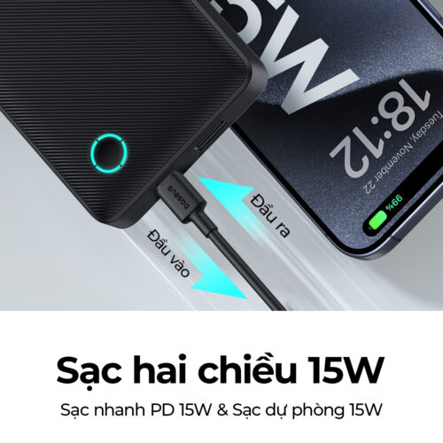 Sạc Dự Phòng Baseus Airpow Lite Power Bank 10000mAh 15W - Hình ảnh 2