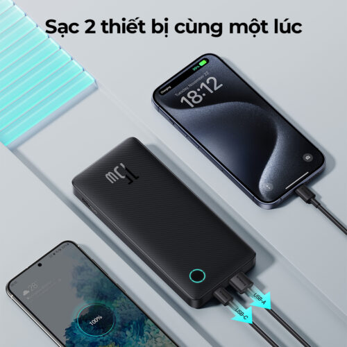 Sạc Dự Phòng Baseus Airpow Lite Power Bank 10000mAh 15W - Hình ảnh 3